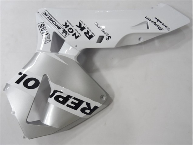 Honda CBR 600 RR 03-04 Motorrad Verkleidungen - Silver Weiß Schwarz Repsol Honda CBR 600 RR 03-04 Motorrad Verkleidungen - Silver Weiß Schwarz Repsol