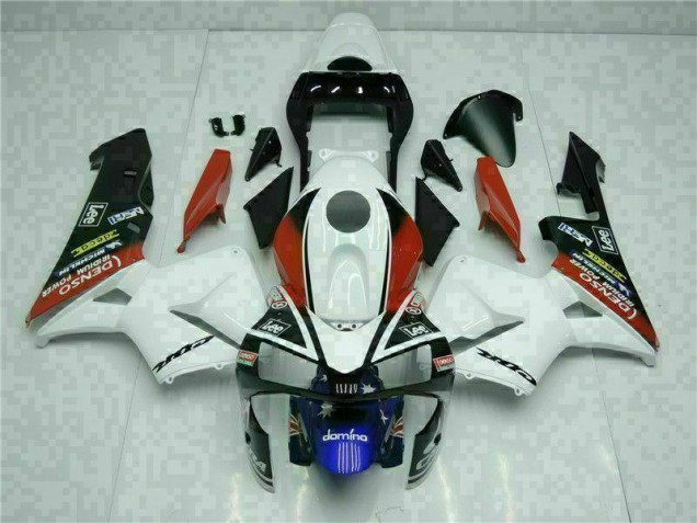 Honda CBR 600 RR 03-04 Motorrad Verkleidungen - Weiß Blau Honda CBR 600 RR 03-04 Motorrad Verkleidungen - Weiß Blau