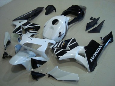 Honda CBR 600 RR 03-04 Motorrad Verkleidungen - Weiß Schwarz