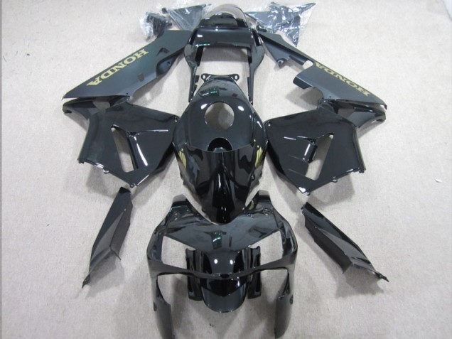 Honda CBR 600 RR 03-04 Motorrad Vollverkleidung - Schwarz und Gold Aufkleber Honda CBR 600 RR 03-04 Motorrad Vollverkleidung - Schwarz und Gold Aufkleber