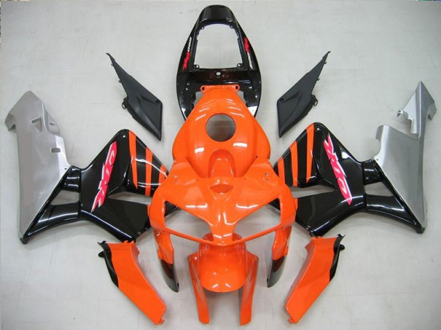 Honda CBR 600 RR 05-06 Motor Verkleidungen - Orange Schwarz Honda CBR 600 RR 05-06 Motor Verkleidungen - Orange Schwarz