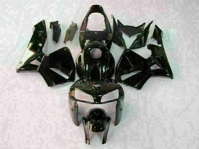 Honda CBR 600 RR 05-06 Motorrad Verkleidung - Glänzend Schwarz Honda CBR 600 RR 05-06 Motorrad Verkleidung - Glänzend Schwarz