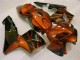 Honda CBR 600 RR 05-06 Motorrad Verkleidung - Orange Schwarz Honda CBR 600 RR 05-06 Motorrad Verkleidung - Orange Schwarz