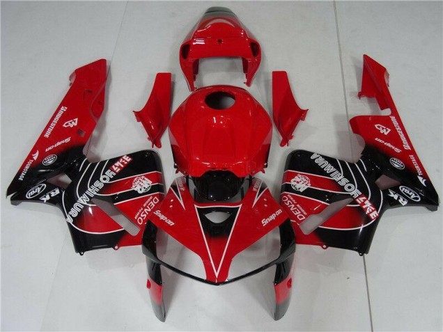 Honda CBR 600 RR 05-06 Motorrad Verkleidung & Plastik - Rot Schwarz Honda CBR 600 RR 05-06 Motorrad Verkleidung & Plastik - Rot Schwarz
