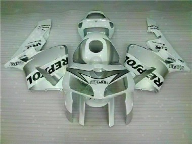 Honda CBR 600 RR 05-06 Motorrad Verkleidung - Weiß Repsol