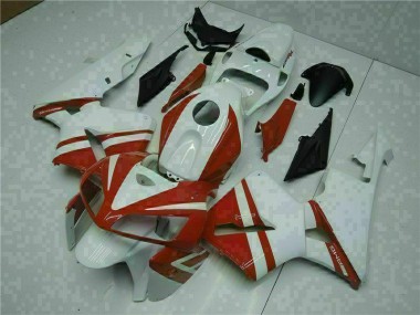 Honda CBR 600 RR 05-06 Motorrad Verkleidung - Weiß Rot