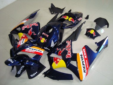 Honda CBR 600 RR 05-06 Motorrad Verkleidungen - Dunkel blau Rot Bull Repsol
