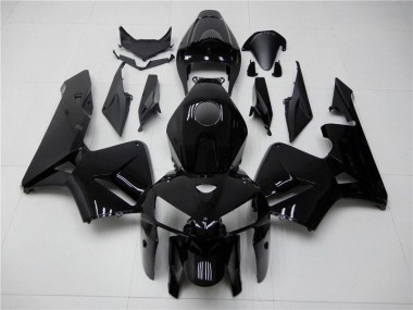 Honda CBR 600 RR 05-06 Motorrad Verkleidungen - Glänzend Schwarz