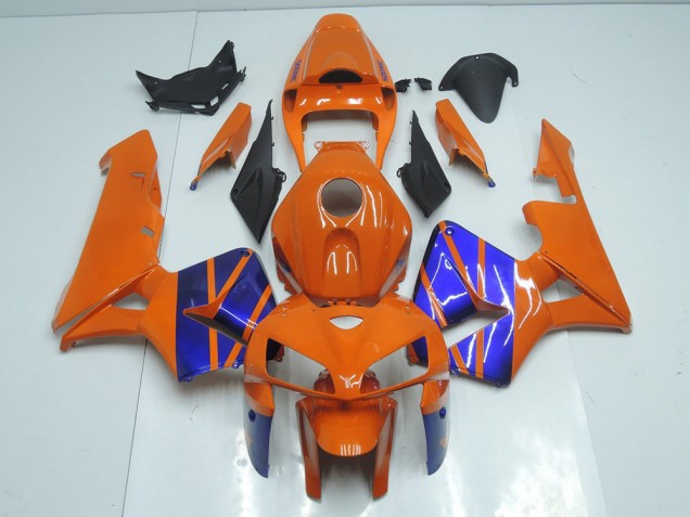 Honda CBR 600 RR 05-06 Motorrad Verkleidungen - Orange Blau Honda CBR 600 RR 05-06 Motorrad Verkleidungen - Orange Blau