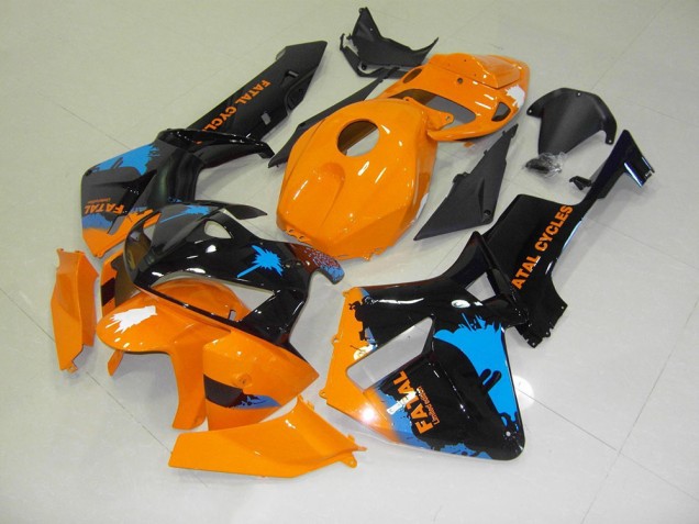 Honda CBR 600 RR 05-06 Motorrad Verkleidungen - Orange Schwarz Honda CBR 600 RR 05-06 Motorrad Verkleidungen - Orange Schwarz