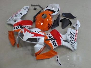 Honda CBR 600 RR 05-06 Motorrad Verkleidungen - Orange Weiß Repsol