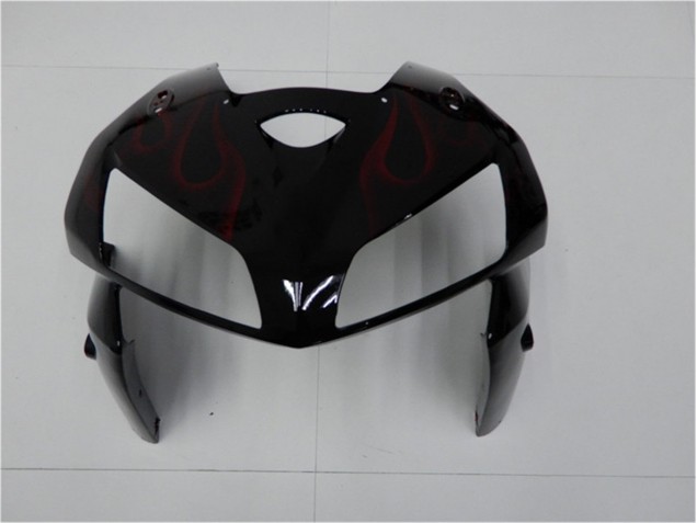 Honda CBR 600 RR 05-06 Motorrad Verkleidungen - Rot Flamme Schwarz Honda CBR 600 RR 05-06 Motorrad Verkleidungen - Rot Flamme Schwarz