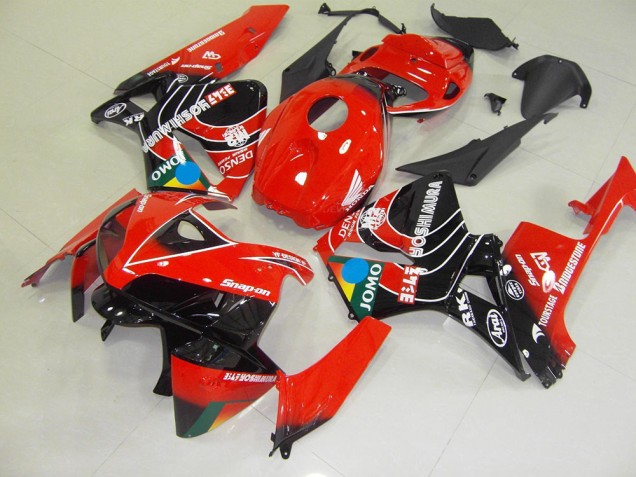 Honda CBR 600 RR 05-06 Motorrad Verkleidungen - Rot Schwarz Jomo Honda CBR 600 RR 05-06 Motorrad Verkleidungen - Rot Schwarz Jomo