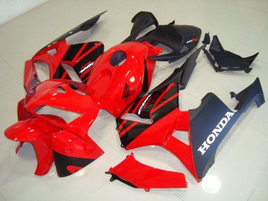 Honda CBR 600 RR 05-06 Motorrad Verkleidungen - Rot Schwarz