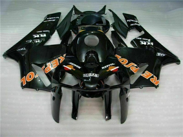 Honda CBR 600 RR 05-06 Motorrad Verkleidungen - Schwarz Repsol