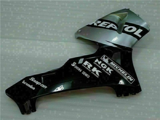 Honda CBR 600 RR 05-06 Motorrad Verkleidungen - Schwarz Silber Repsol Honda CBR 600 RR 05-06 Motorrad Verkleidungen - Schwarz Silber Repsol