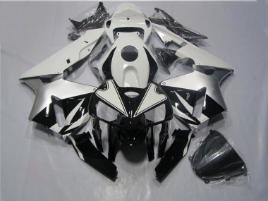 Honda CBR 600 RR 05-06 Motorrad Verkleidungen - Schwarz Weiß