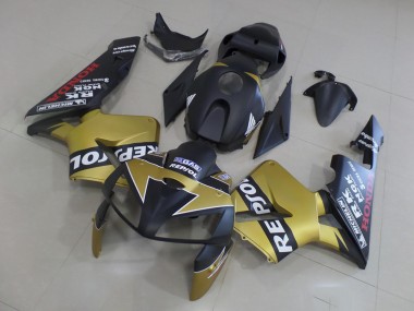 Honda CBR 600 RR 05-06 Motorrad Verkleidungen - Schwarzgold Repsol