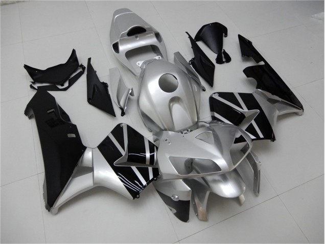 Honda CBR 600 RR 05-06 Motorrad Verkleidungen - Silber Schwarz Honda CBR 600 RR 05-06 Motorrad Verkleidungen - Silber Schwarz