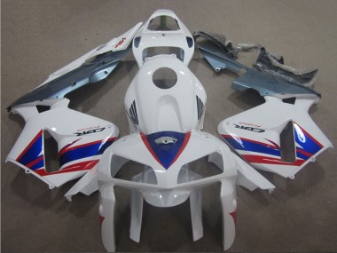 Honda CBR 600 RR 05-06 Motorrad Verkleidungen - Weiß Blau Rot