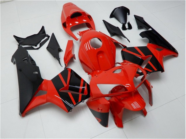Honda CBR 600 RR 05-06 Motorrad Vollverkleidung - Rot Schwarz Honda CBR 600 RR 05-06 Motorrad Vollverkleidung - Rot Schwarz