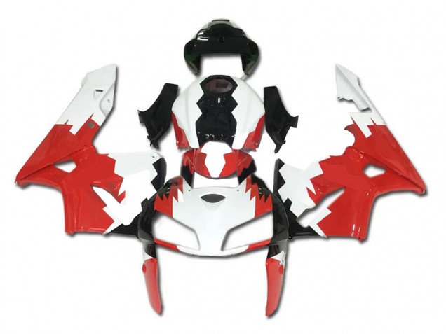 Honda CBR 600 RR 05-06 Motorrad Vollverkleidung - Rot Weiß Schwarz Honda CBR 600 RR 05-06 Motorrad Vollverkleidung - Rot Weiß Schwarz