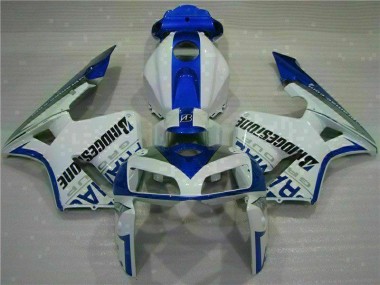 Honda CBR 600 RR 05-06 Motorrad Vollverkleidung - Weiß Blau