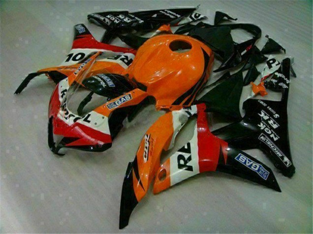 Honda CBR 600 RR 07-08 Motorrad Verkleidung - Orange Schwarz Repsol Honda CBR 600 RR 07-08 Motorrad Verkleidung - Orange Schwarz Repsol
