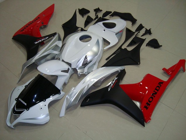 Honda CBR 600 RR 07-08 Motorrad Verkleidung - Weiß Schwarz Rot Honda CBR 600 RR 07-08 Motorrad Verkleidung - Weiß Schwarz Rot