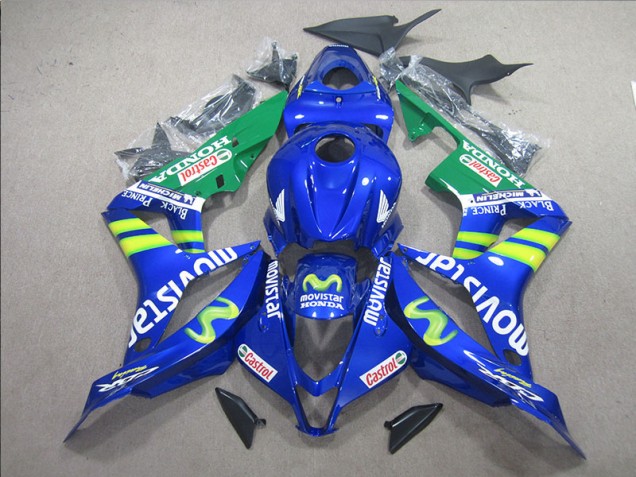 Honda CBR 600 RR 07-08 Motorrad Verkleidungen - Blau Weiß Movistar Honda CBR 600 RR 07-08 Motorrad Verkleidungen - Blau Weiß Movistar