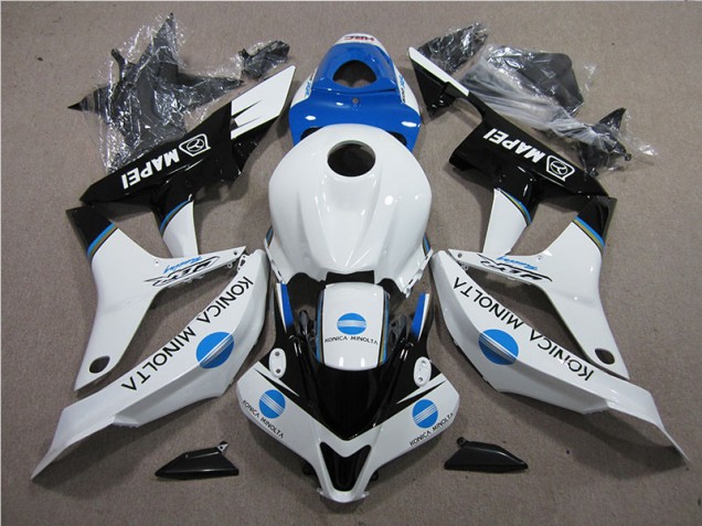 Honda CBR 600 RR 07-08 Motorrad Verkleidungen - Blau Weiß Schwarz Konica Minolta MAPEI Honda CBR 600 RR 07-08 Motorrad Verkleidungen - Blau Weiß Schwarz Konica Minolta MAPEI