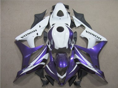 Honda CBR 600 RR 07-08 Motorrad Verkleidungen - Lila Weiß
