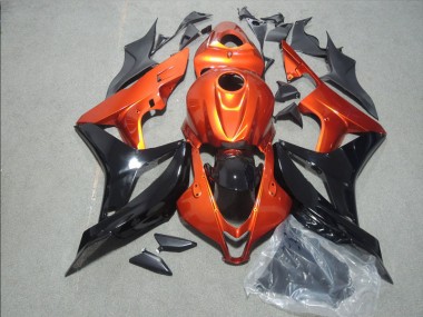 Honda CBR 600 RR 07-08 Motorrad Verkleidungen - Orange Schwarz