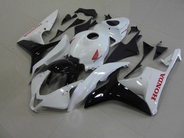 Honda CBR 600 RR 07-08 Motorrad Verkleidungen - Perl Weiß Schwarz