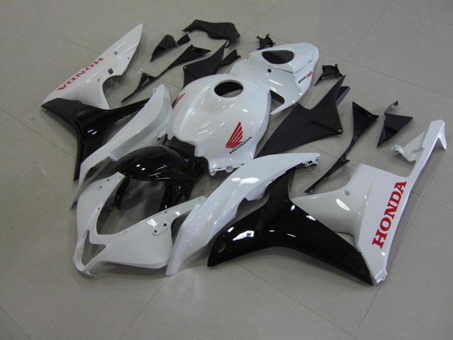 Honda CBR 600 RR 07-08 Motorrad Verkleidungen - Perl Weiß Schwarz Honda CBR 600 RR 07-08 Motorrad Verkleidungen - Perl Weiß Schwarz