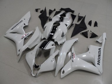 Honda CBR 600 RR 07-08 Motorrad Verkleidungen - Perl Weiß mit schwarzen Streifen