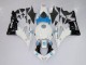 Honda CBR 600 RR 07-08 Motorrad Verkleidungen - Weiß Blau Schwarz Honda CBR 600 RR 07-08 Motorrad Verkleidungen - Weiß Blau Schwarz