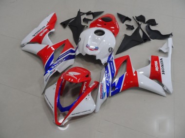 Honda CBR 600 RR 07-08 Motorrad Verkleidungen - Weiß Rot Blau Motul
