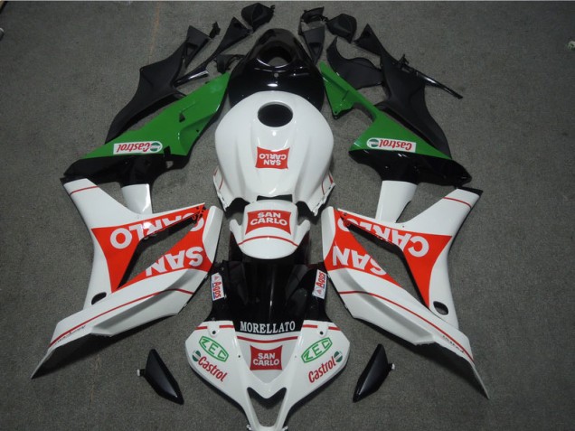 Honda CBR 600 RR 07-08 Motorrad Verkleidungen - Weiß Rot MORELLATO San Carlo Honda CBR 600 RR 07-08 Motorrad Verkleidungen - Weiß Rot MORELLATO San Carlo