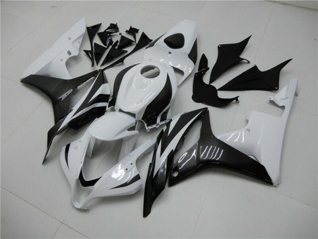 Honda CBR 600 RR 07-08 Motorrad Verkleidungen - Weiß Schwarz Honda CBR 600 RR 07-08 Motorrad Verkleidungen - Weiß Schwarz