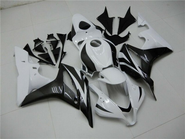 Honda CBR 600 RR 07-08 Motorrad Verkleidungen - Weiß Schwarz Honda CBR 600 RR 07-08 Motorrad Verkleidungen - Weiß Schwarz