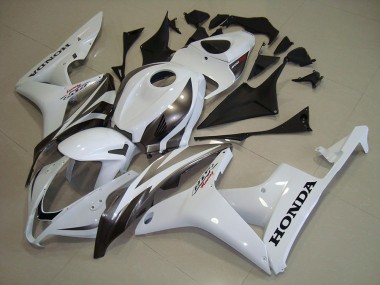 Honda CBR 600 RR 07-08 Motorrad Verkleidungen - Weiß Silber