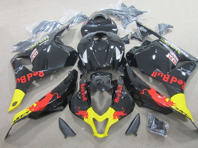 Honda CBR 600 RR 09-12 Motorrad Verkleidung - Schwarzer Rot Bull Honda CBR 600 RR 09-12 Motorrad Verkleidung - Schwarzer Rot Bull