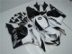 Honda CBR 600 RR 09-12 Motorrad Verkleidung - Weiß Schwarz Honda CBR 600 RR 09-12 Motorrad Verkleidung - Weiß Schwarz