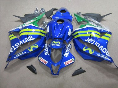 Honda CBR 600 RR 09-12 Motorrad Verkleidungen - Blau Weiß Movistar