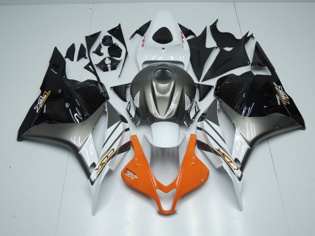 Honda CBR 600 RR 09-12 Motorrad Verkleidungen - Orange Grau Schwarz Honda CBR 600 RR 09-12 Motorrad Verkleidungen - Orange Grau Schwarz