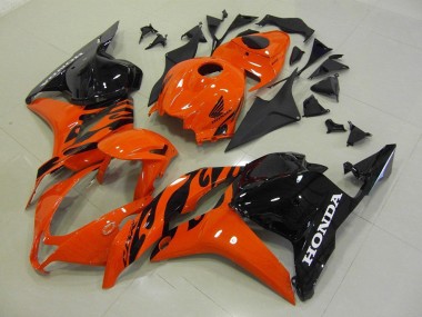 Honda CBR 600 RR 09-12 Motorrad Verkleidungen - Orange Schwarz