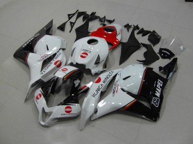Honda CBR 600 RR 09-12 Motorrad Verkleidungen - Rot Konica Minolta