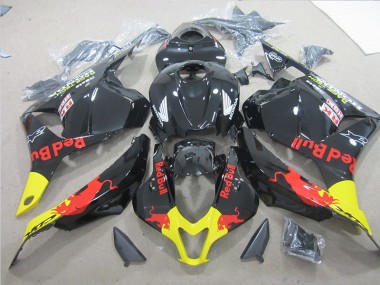 Honda CBR 600 RR 09-12 Motorrad Verkleidungen - Schwarz Gelb Rot Bull