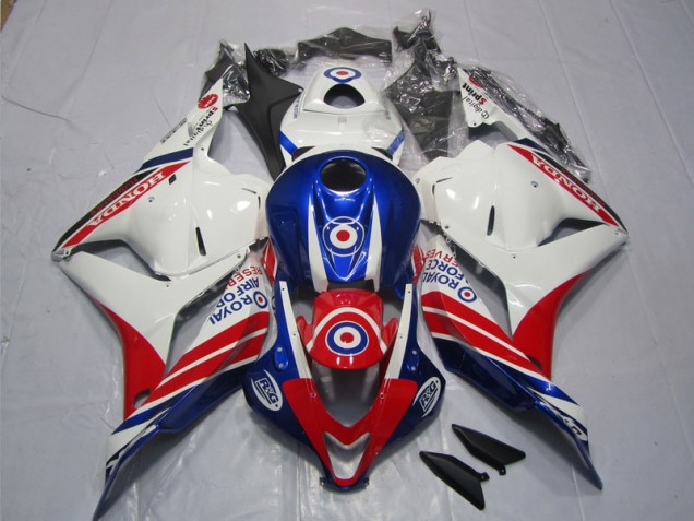 Honda CBR 600 RR 09-12 Motorrad Verkleidungen - Weiß Blau Rot Honda CBR 600 RR 09-12 Motorrad Verkleidungen - Weiß Blau Rot